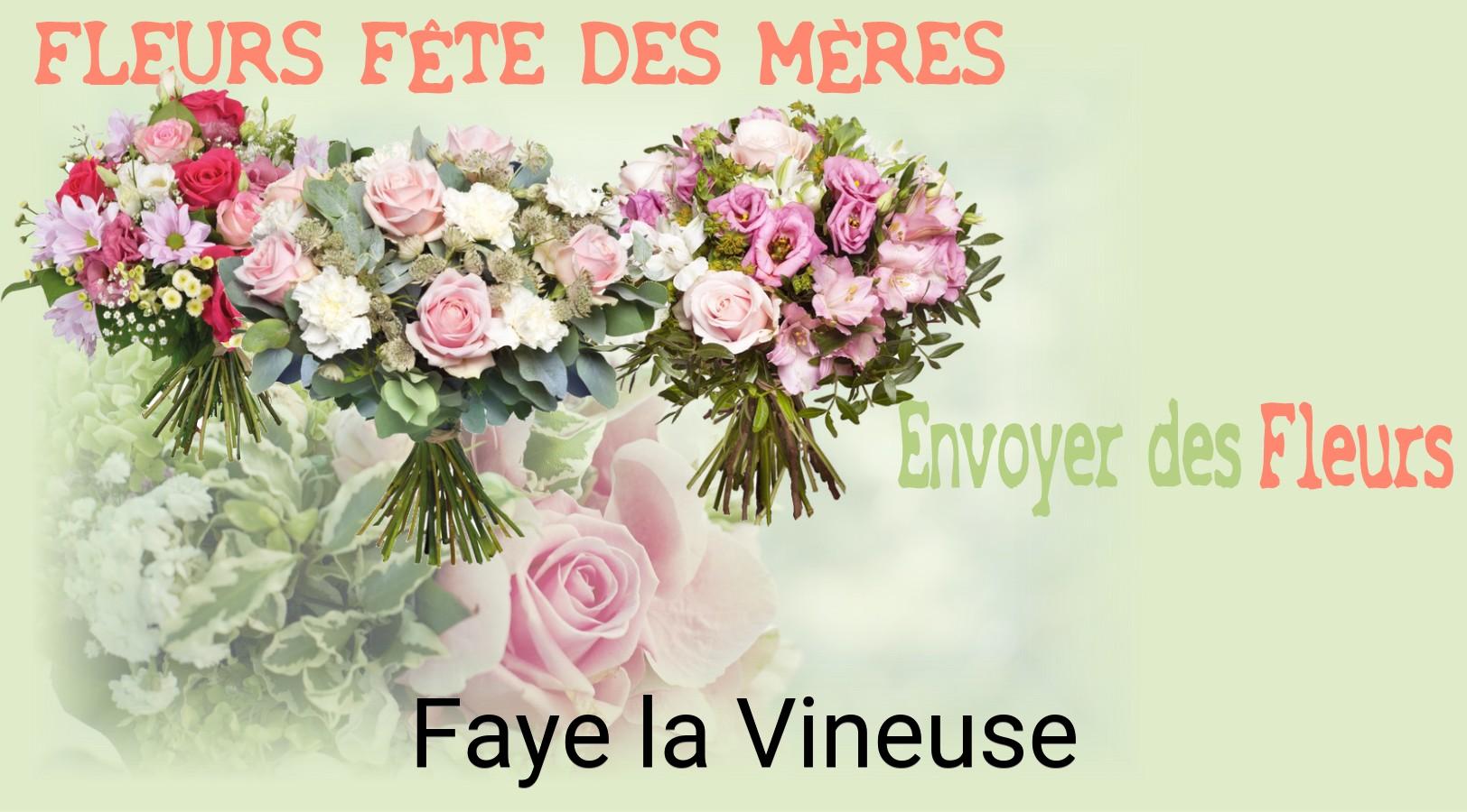 Bouquet de Fête des Mères livré à Faye-la-Vineuse